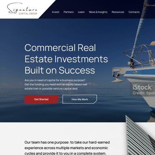 Designs | Elevate Signature Capital Group: Website Redesign Challenge ...