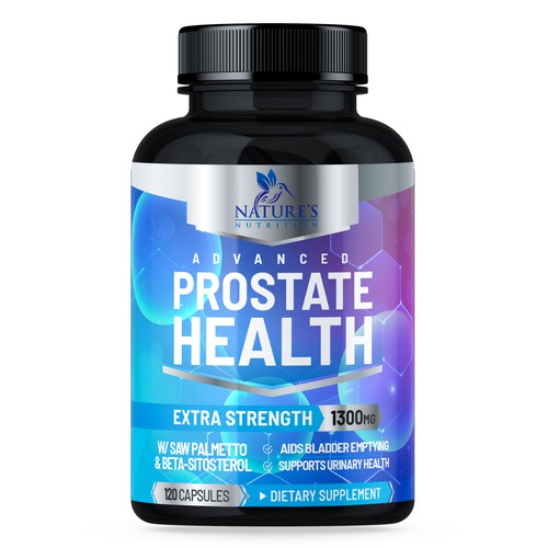 Nature's Nutrition needs a Men's Prostate Health product label Design by Walid Designs Studio