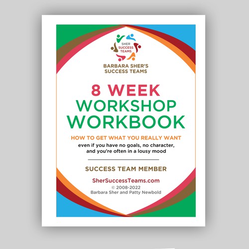 Workbook front cover for adults with big dreams - make me smile Design by Bigpoints