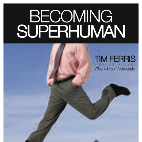 "Becoming Superhuman" Book Cover Design by ilix