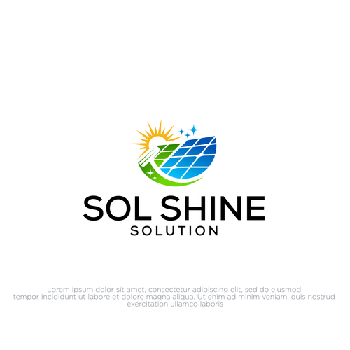 New solar panel cleaning business needing to attract customers Design by noname999