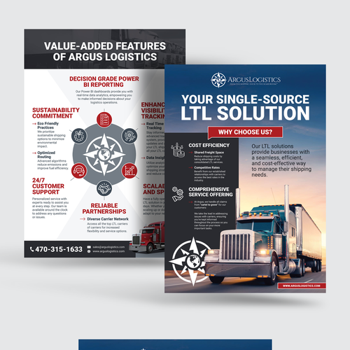Argus LTL Program Flyer Design by vcreatived