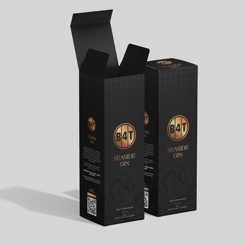 Premium Spirits Brand - Bottle Packaging Design Design by Usman .