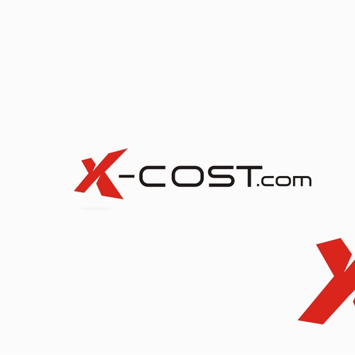 logo for x-cost.com Design by Rozak Ifandi