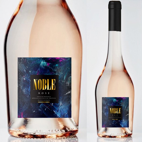 Rose Wine Label Design by LucaToni