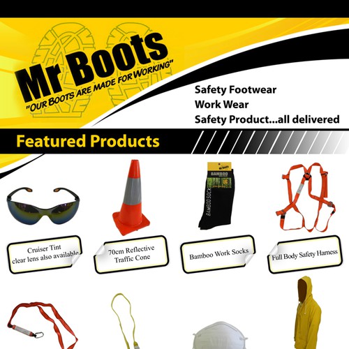 Mr Boots needs a new catalogue/brochure デザイン by Davendesigns4u