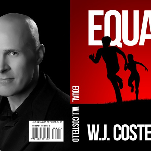 EQUAL book cover (a novel about equality) Design by Ed Davad