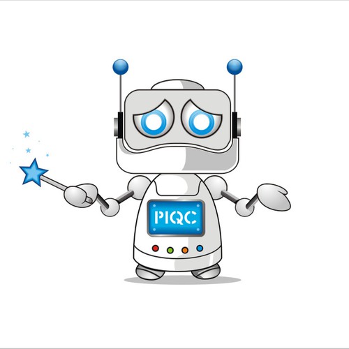 Pixar-esque Mascot & Logo - Cute, Modern, 3D Robot-Pixie Design by DORARPOL™