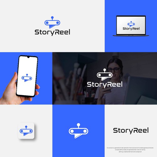 Generative AI storytelling service for creative agencies and brands Design by pixelamazers