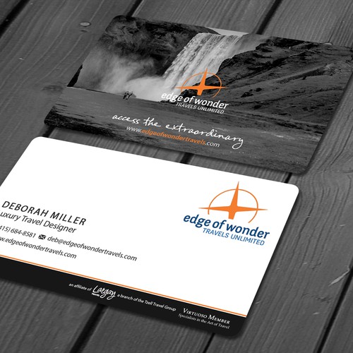 Create a card that exudes the awesomeness of luxury adventure travel Design by deviserpark