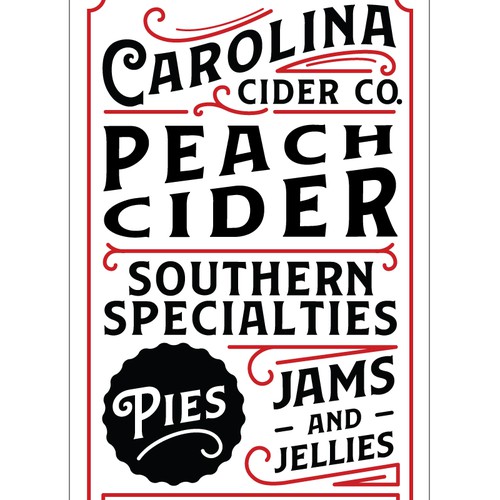 Vintage Country Store Sign for Famous Location Design by PurdyLogo™