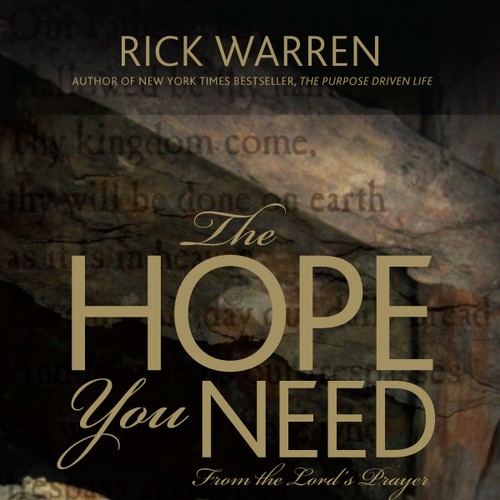 Design Rick Warren's New Book Cover Réalisé par gdj