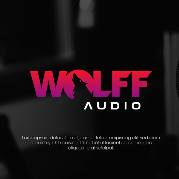 logo concept for Wolf Audio