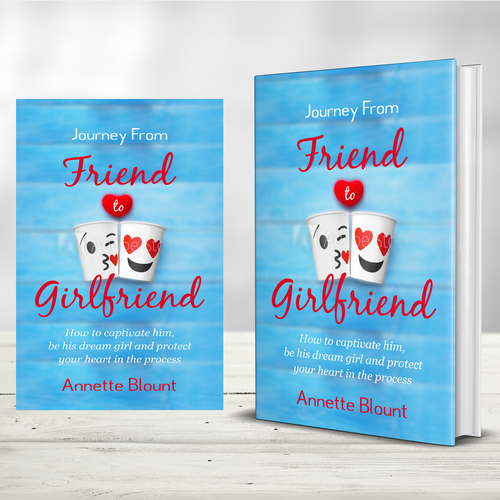 Design a book cover that is fun and playful to help single women experience love beyond friendship Design by praveen007