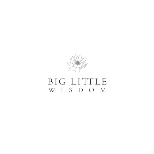 Create a pure & simple logo/ CI for "Big Little Wisdom" (Ayurvedic Inspired Skincare) Design by JU_PO