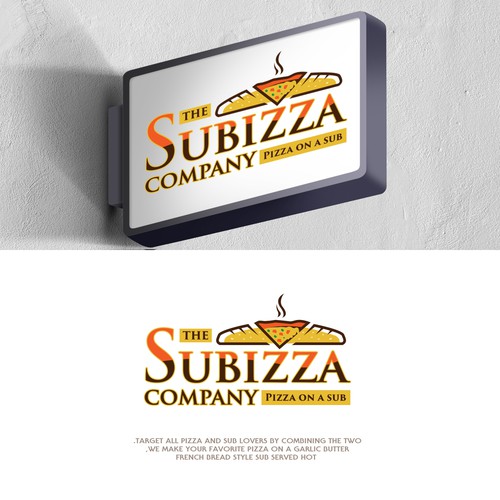 Calling all pizza and sub lovers! Design by Maher Sh