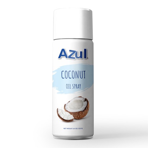 Create Product Extension for Azul Coconut Product - Azul Coconut Oil Spray Design by Blukki