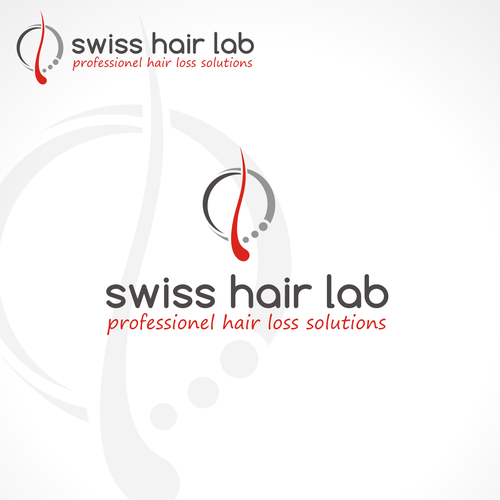 logo for swiss hair lab Diseño de tasa