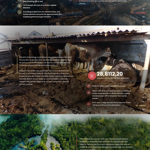 Earth in Focus: A Transformative  Web Experience Highlighting Waste, Pollution, and Sustainability Design by Design illusion