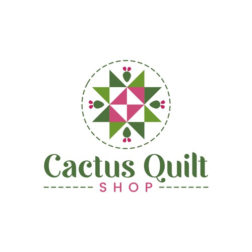 Design a logo for a modern quilt shop! Design by Creative P