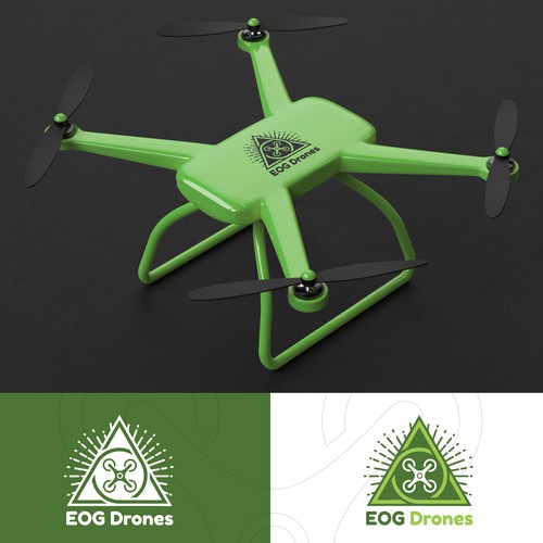 Custom Drone Company Logo Design by Abdesvmvd ©