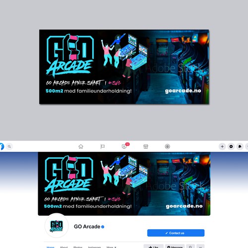 Design our Arcade Facebook Cover Design by SlowShow Design