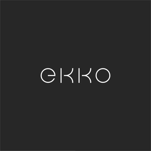 SIMPLE LOGO - ekko Letters then dm after Design by adinanda