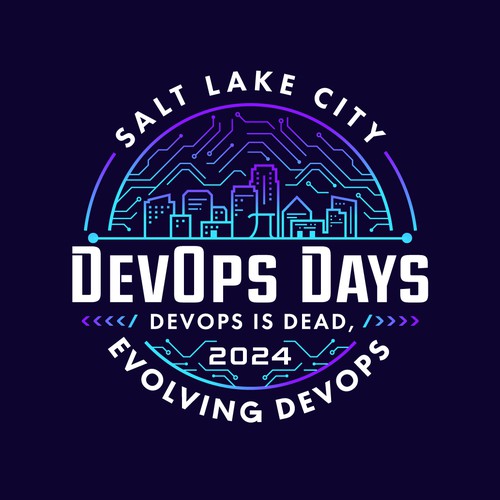 Evolution of DevOps - during Pi day - website and print logo Design by Lyna✎