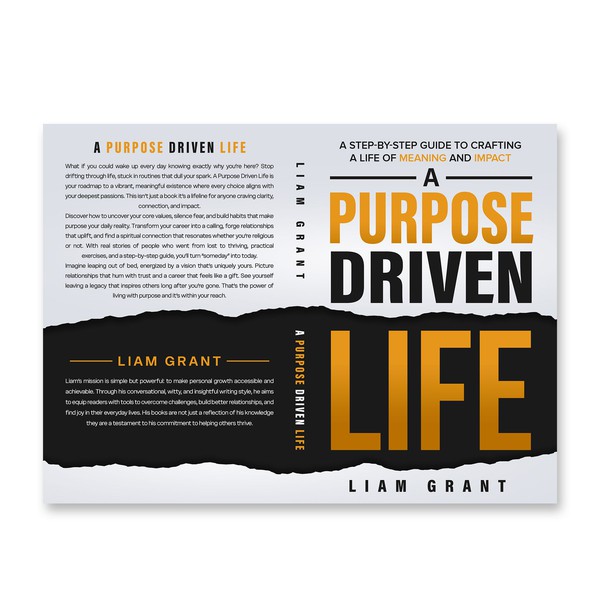 A Purpose Driven Book Cover