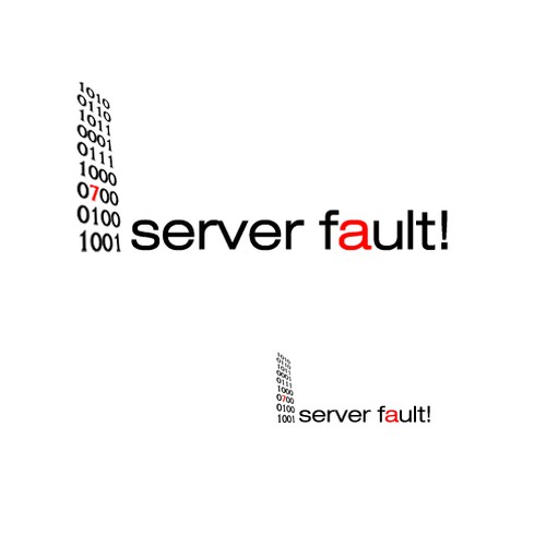 logo for serverfault.com Design por supergroove