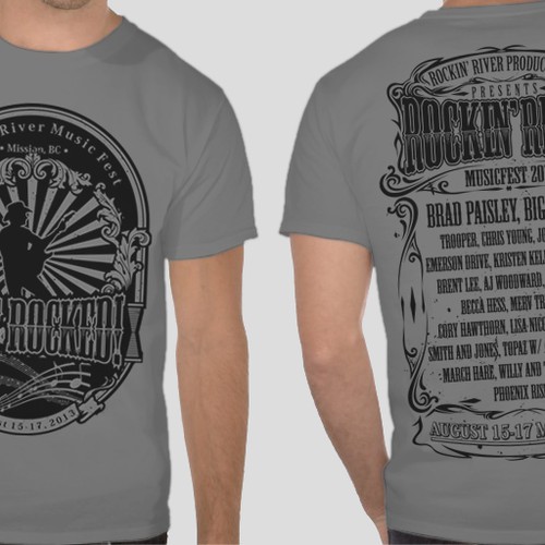 retro festival shirts