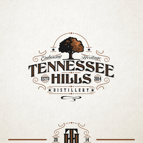 Tennessee Hills Distillery Logo Design Contest Design by Widakk