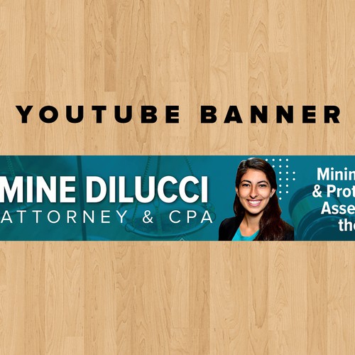 Simple and Professional Tax Law YouTube Banner Design by Graphics House