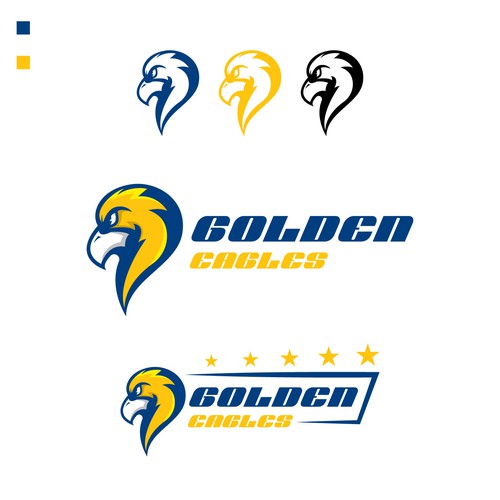 Basketball Team Logo for the 'Golden Eagles' (fast-tracked contest)! Design réalisé par delly_martin