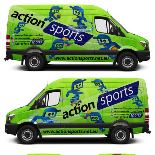 THE BEST VAN WRAP IN THE WORLD Design by aricaturrash