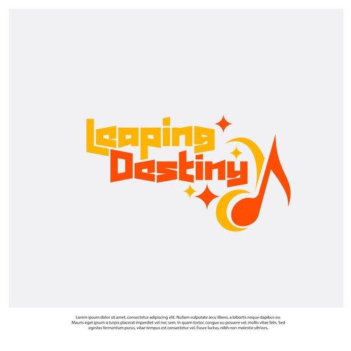 新感覚リズムゲームのタイトルロゴの制作 遊びのあるデザインを希望します Title Logo For New Style Rhythm Game Leaping Destiny Concours De Logo 99designs