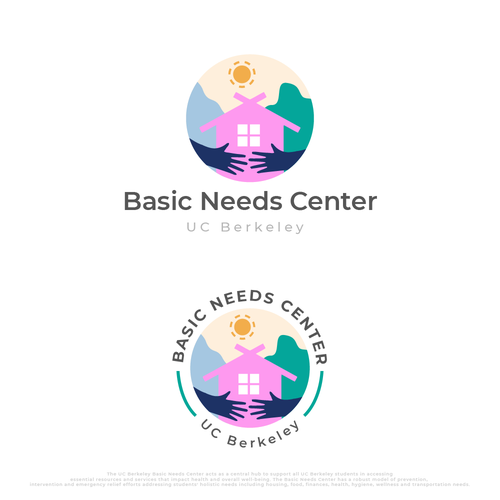 Design a dynamic logo for a transformative center addressing basic needs of college students Design by ObahOlah✅