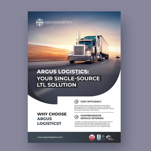 Argus LTL Program Flyer Design by maswatsik