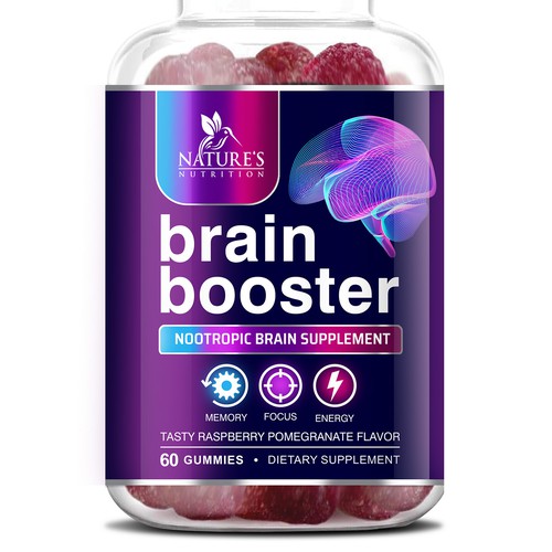 Brain Booster Supplement Design Needed for Nature's Nutrition Design by sapienpack