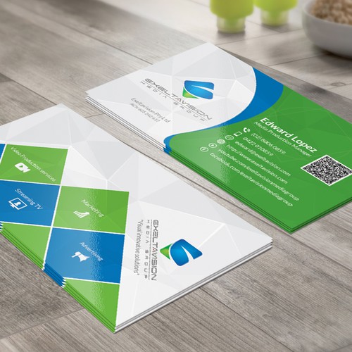 Business Card to represent THREE Service Divisions Design by Twin Ashek Masum