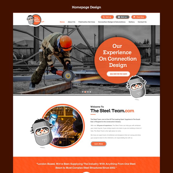 The Steel Team Limited market leading website