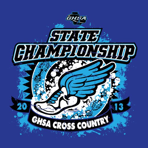 Cross country championship 2024 t shirt designs