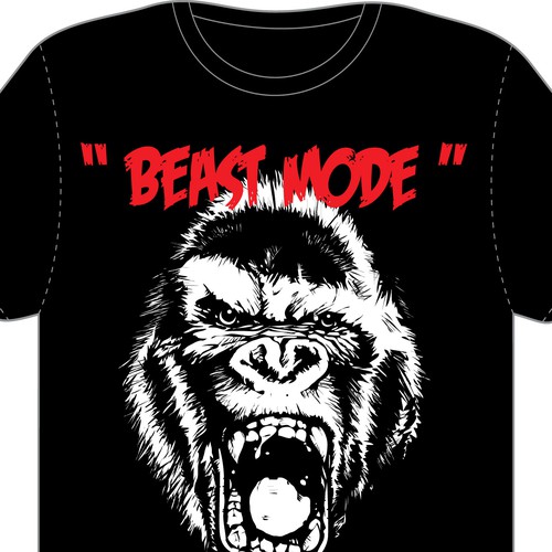 MMA Fighter Tshirt For Grimey Gorilla Design by artg
