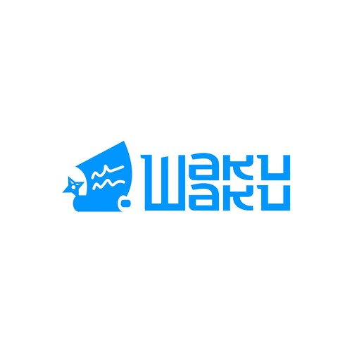 Waku Waku App Logo! Design by MisterR