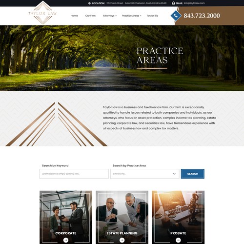 Taylow.Law Website and Software Platform Design by Moonlight Digital