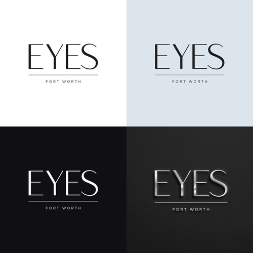 Design a Modern Eyewear Logo for a Distinctive Modern New Location Ontwerp door j23