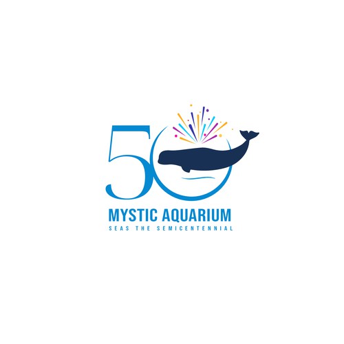 Mystic Aquarium Needs Special logo for 50th Year Anniversary デザイン by D.Silva