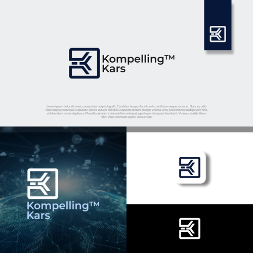 Kompelling™ Kars Brand Logo Design Réalisé par Deep Ocean ✨