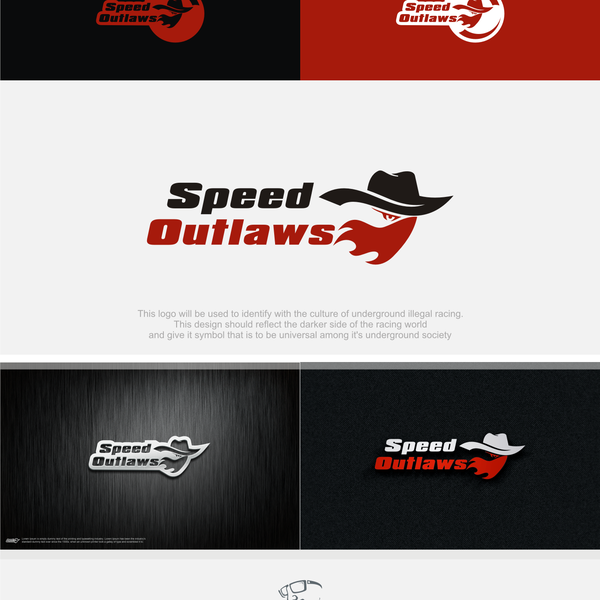 Diseño de *den Raden titulado "SPEED OUTLAWS"