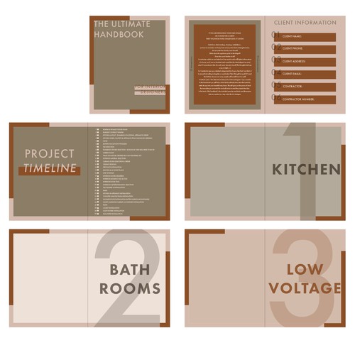 design a layout for a planner Design by Maria Costake